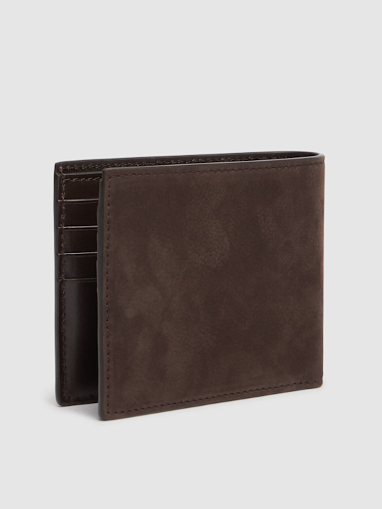 Tom Ford: T-line classic nubuck bifold wallet - men_2 | Luisa Via Roma