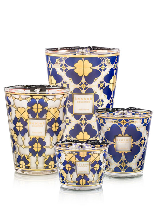 Baobab Collection: Max 10 Lucky Love candle - Blue/Gold - ecraft_1 | Luisa Via Roma