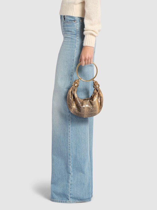 Chloé: Bracelet snakeskin bag - Apricot Pink - women_1 | Luisa Via Roma