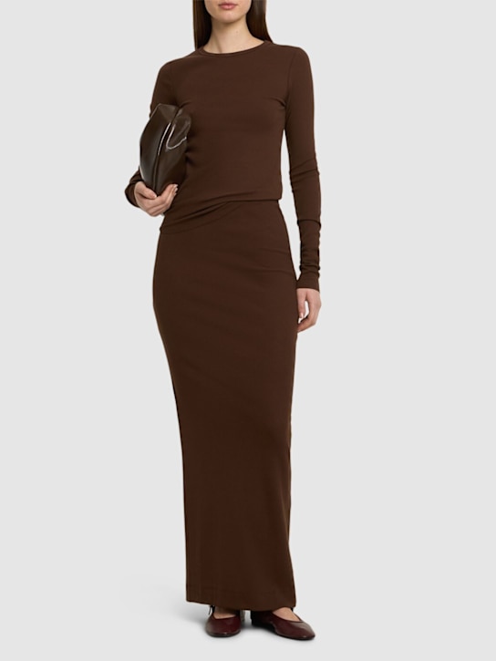 Emma jersey midi skirt - Thumbnail 2