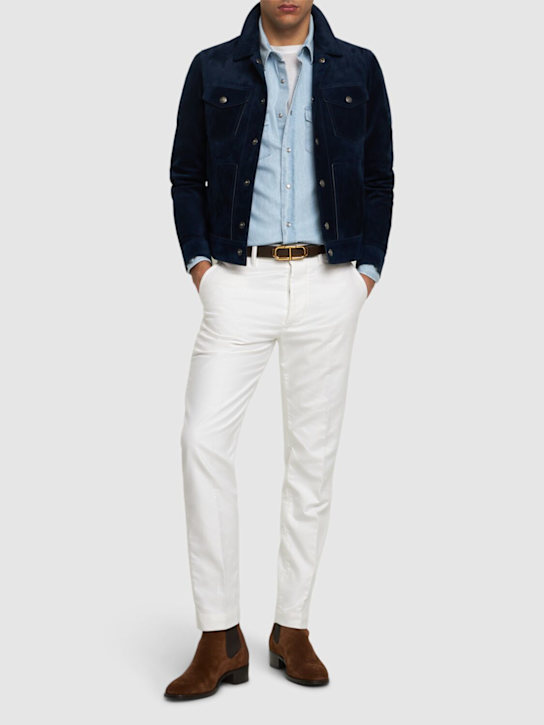 Tom Ford: Giacca western in camoscio - men_1 | Luisa Via Roma