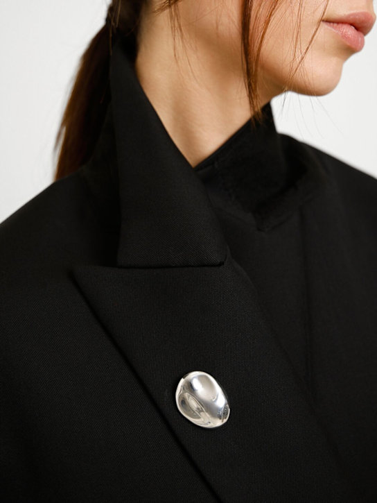 Nina Gordon: Dylan Dome brooch - Silver - women_1 | Luisa Via Roma