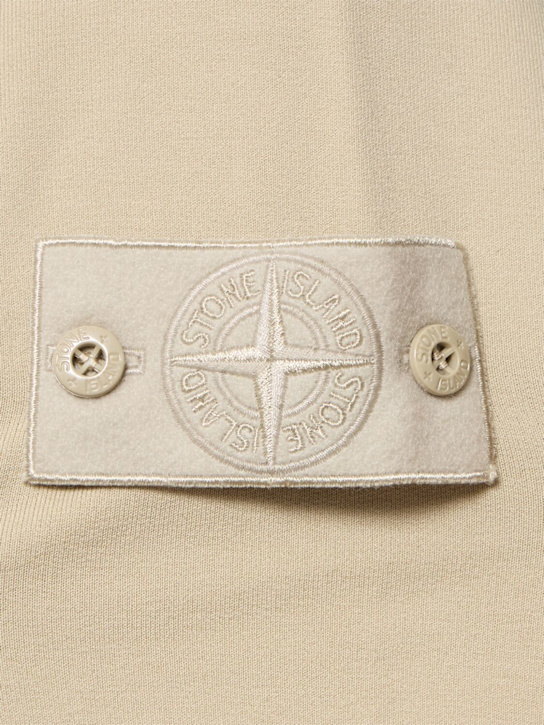 Stone Island: Ghost zip cardigan - Beige - men_4 | Luisa Via Roma