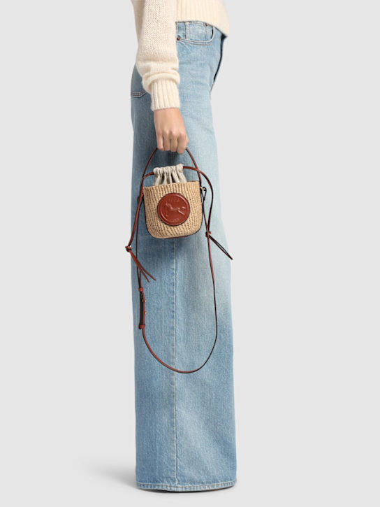 Chloé: Horse Medallion paper bucket bag - women_1 | Luisa Via Roma