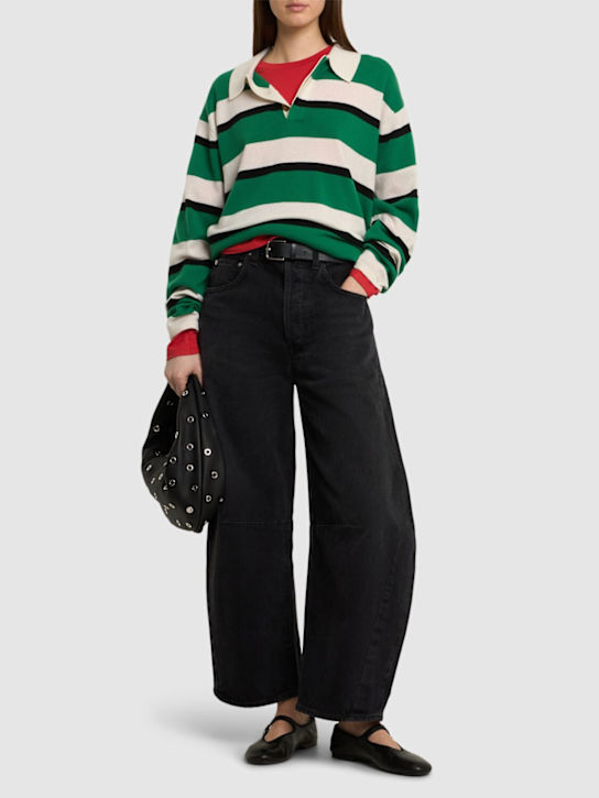 CITIZENS OF HUMANITY: Horseshoe high rise wide jeans - women_1 | Luisa Via Roma