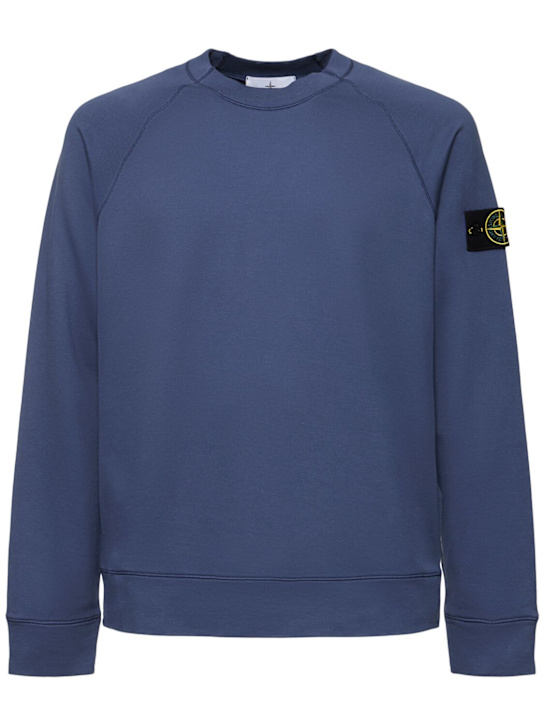 Stone Island: Crewneck sweatshirt - men_0 | Luisa Via Roma
