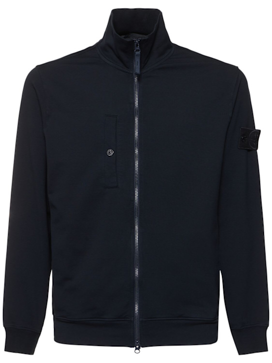 Stone Island: Ghost zip cardigan - men_0 | Luisa Via Roma