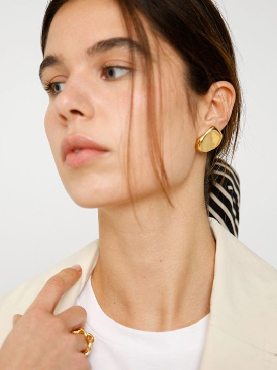 Nina Gordon: Carmen stud earrings - Gold - women_1 | Luisa Via Roma