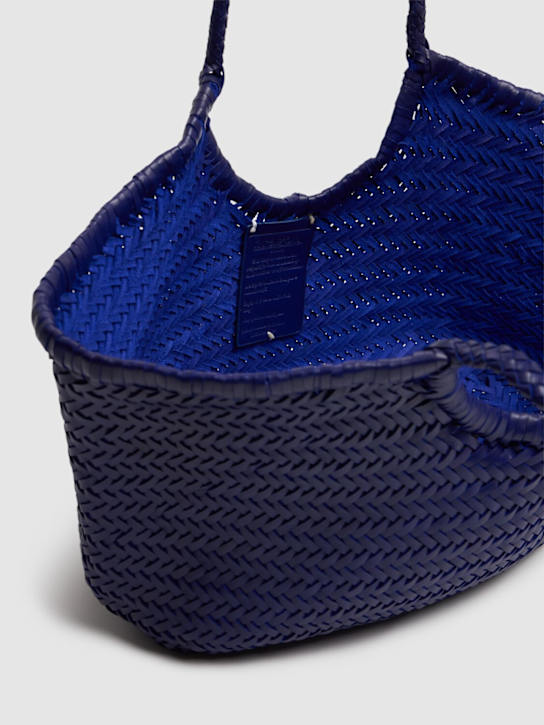 Dragon Diffusion: Nantucket leather basket bag - Deeep Purple - women_5 | Luisa Via Roma