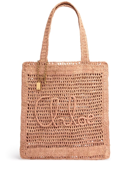 Chloé: Summer Banana crochet tote bag - women_0 | Luisa Via Roma
