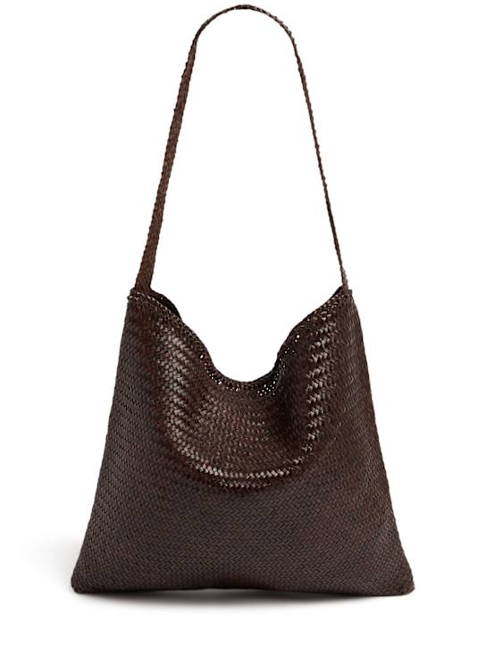 Dragon Diffusion: Ars leather tote bag - Dark Brown - women_0 | Luisa Via Roma