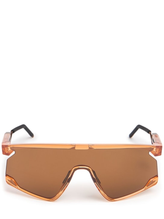 Oakley: Oakley Bxtr metal sunglasses - Transparent - men_0 | Luisa Via Roma