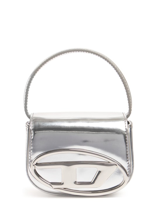 Diesel: XS 1DR metallic leather top handle bag - women_0 | Luisa Via Roma