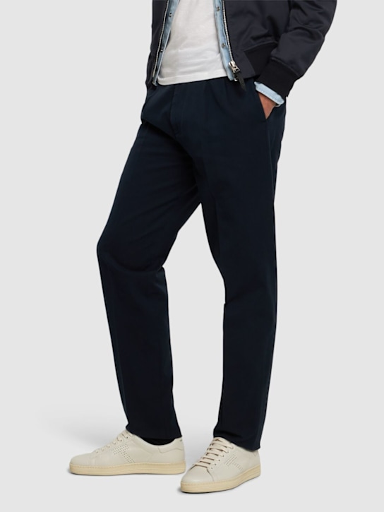 Tom Ford: Warwick grain leather sneaker - Butter - men_1 | Luisa Via Roma