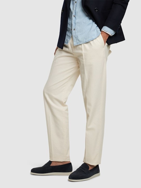 Church's: Saddle suede loafers - men_1 | Luisa Via Roma