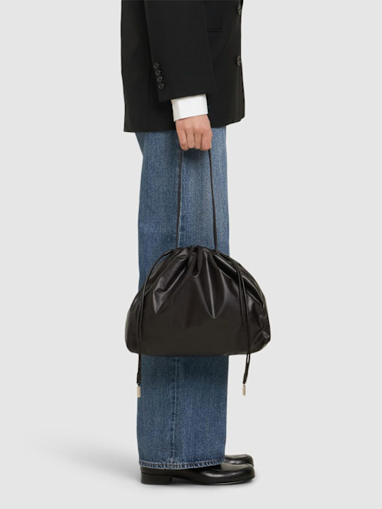 The Row: Angy light Napa leather hobo bag - women_1 | Luisa Via Roma