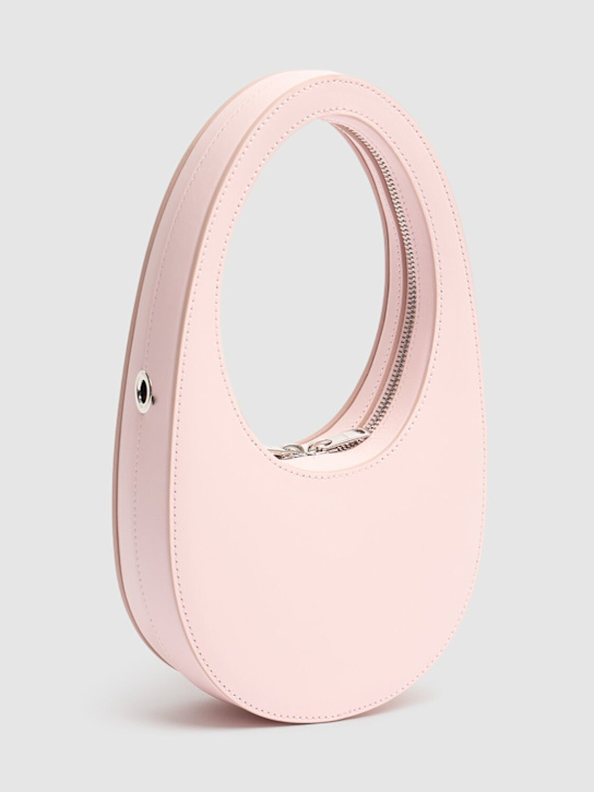Coperni: Mini Swipe leather crossbody bag - Pink - women_5 | Luisa Via Roma