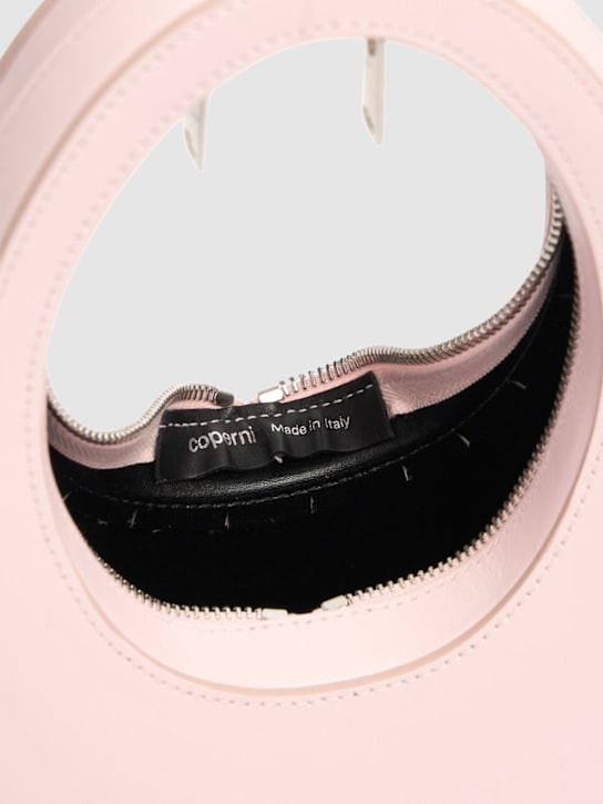 Coperni: Mini Swipe leather crossbody bag - Pink - women_6 | Luisa Via Roma