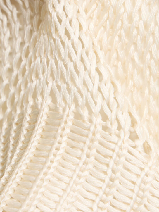 Open knit silk sweater - Jil Sander - Women  | Luisaviaroma