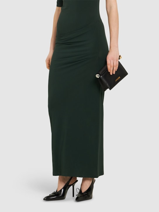 Jacquemus: Les Cubisto H レザースリングバッグ 100mm - women_1 | Luisa Via Roma