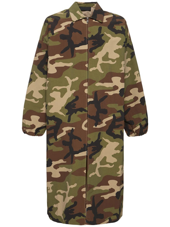 Fear of God ESSENTIALS: Military nylon trench coat - men_0 | Luisa Via Roma