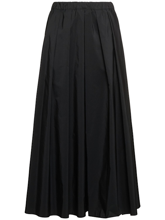Weekend Max Mara: Curvato taffeta midi skirt - women_0 | Luisa Via Roma