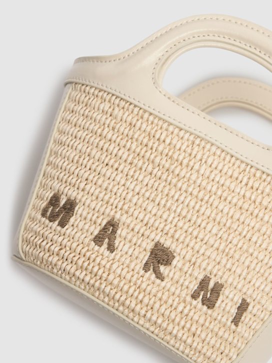 Marni: Micro Tropicalia raffia effect bag - women_4 | Luisa Via Roma