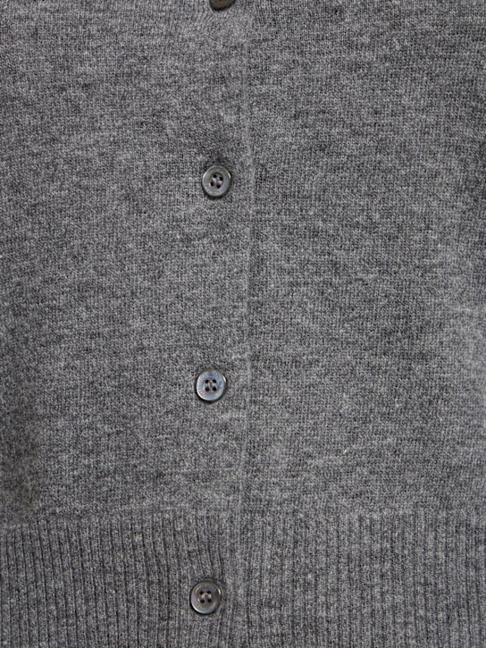 Dunst: Crewneck knit cardigan - Grey - women_4 | Luisa Via Roma