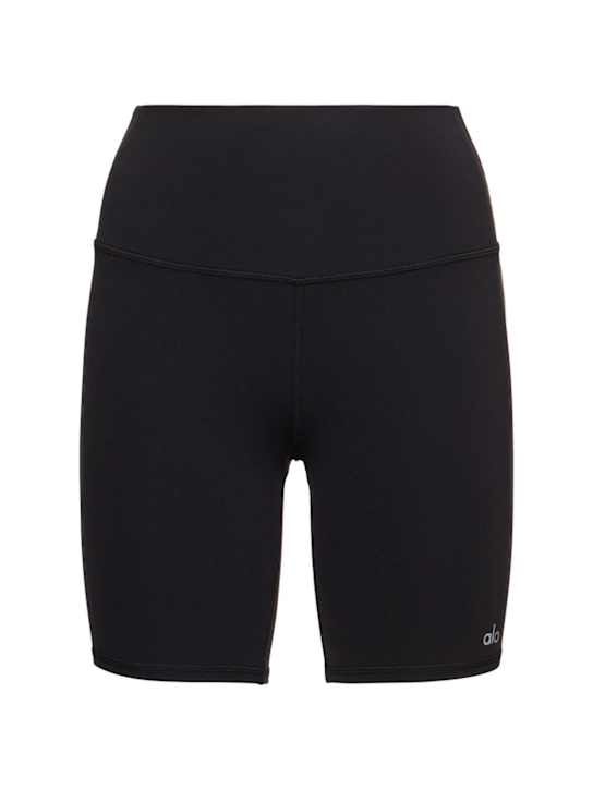 Alo Yoga: High-waist biker shorts - women_0 | Luisa Via Roma