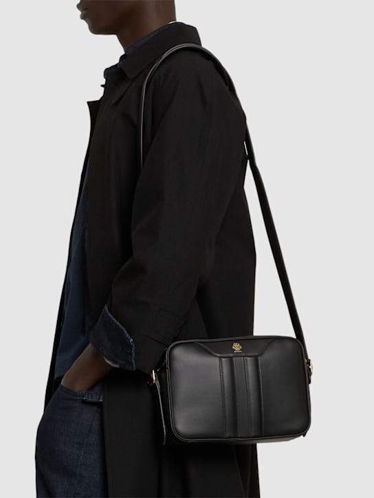 Bally: Beckett leather camera bag - men_1 | Luisa Via Roma
