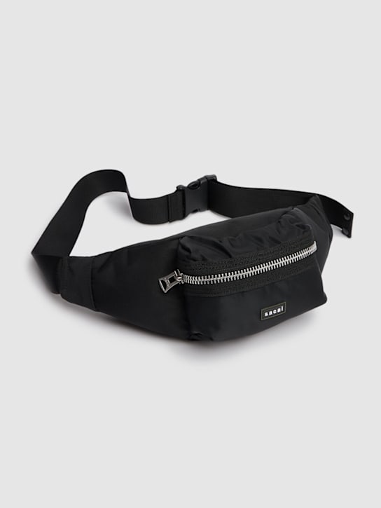 Sacai: Marsupio in nylon - Nero - men_3 | Luisa Via Roma