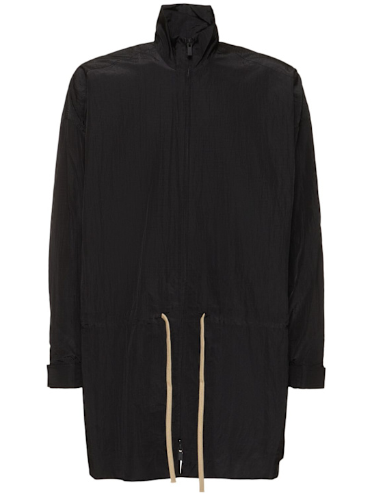Fear of God ESSENTIALS: Ripstop mock neck jacket - Black - men_0 | Luisa Via Roma
