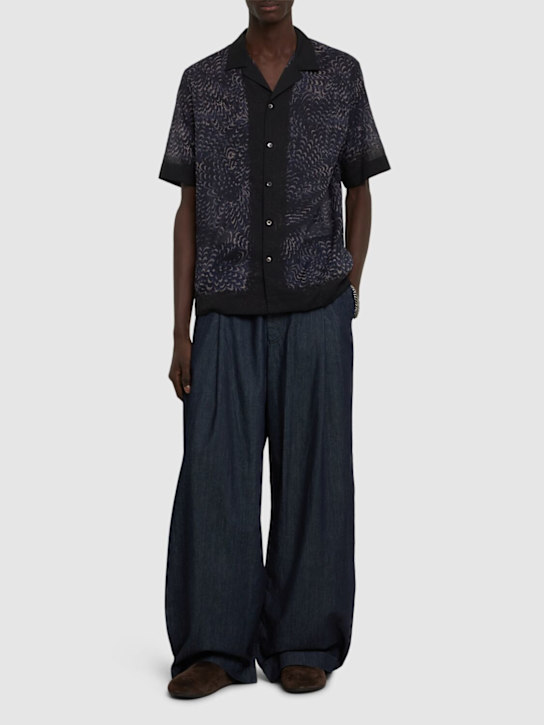 Dries Van Noten: Carltone short sleeve shirt - men_1 | Luisa Via Roma