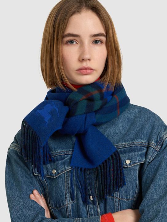Burberry: Sciarpa in cashmere jacquard - women_1 | Luisa Via Roma
