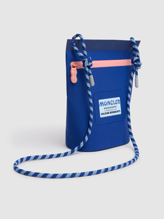 Moncler: Salehe Bembury Amoeba nylon pouch - Electric Blue - men_1 | Luisa Via Roma