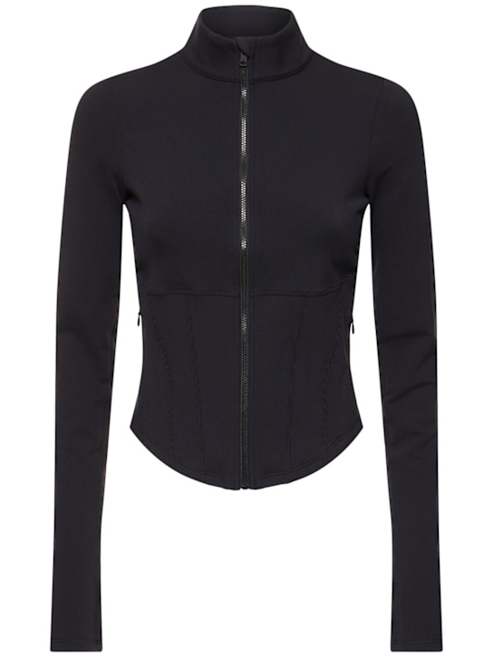 Alo Yoga: Airbrush Corset フルジップジャケット - women_0 | Luisa Via Roma