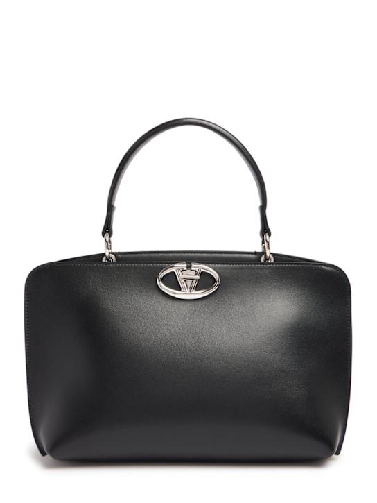 Valentino Garavani: Small 2gether leather top handle bag - women_0 | Luisa Via Roma