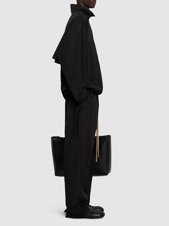Fear of God ESSENTIALS: Ripstop half-zip sweatshirt - Black - men_1 | Luisa Via Roma