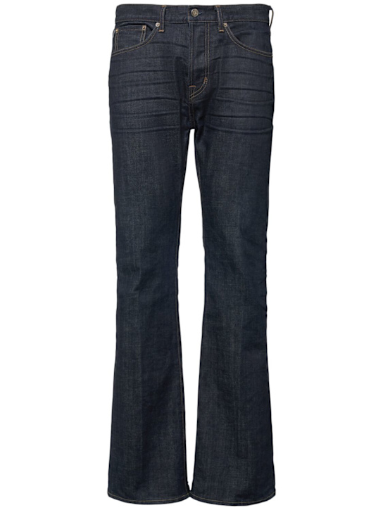 Tom Ford: Cotton denim bootcut jeans - men_0 | Luisa Via Roma