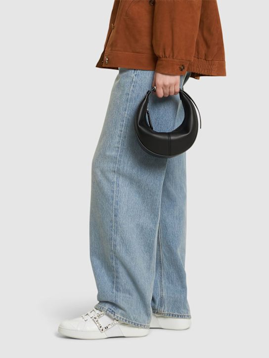 Roger Vivier: Viv Skate レザー＆クリスタル スニーカー 40mm - women_1 | Luisa Via Roma