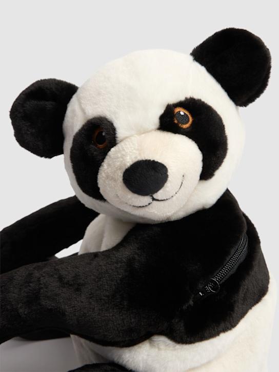 Molo: Zaino panda peluche - Nero/Bianco - kids-girls_2 | Luisa Via Roma