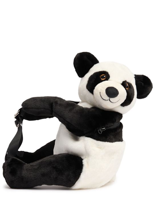 Molo: Zaino panda peluche - Nero/Bianco - kids-girls_0 | Luisa Via Roma