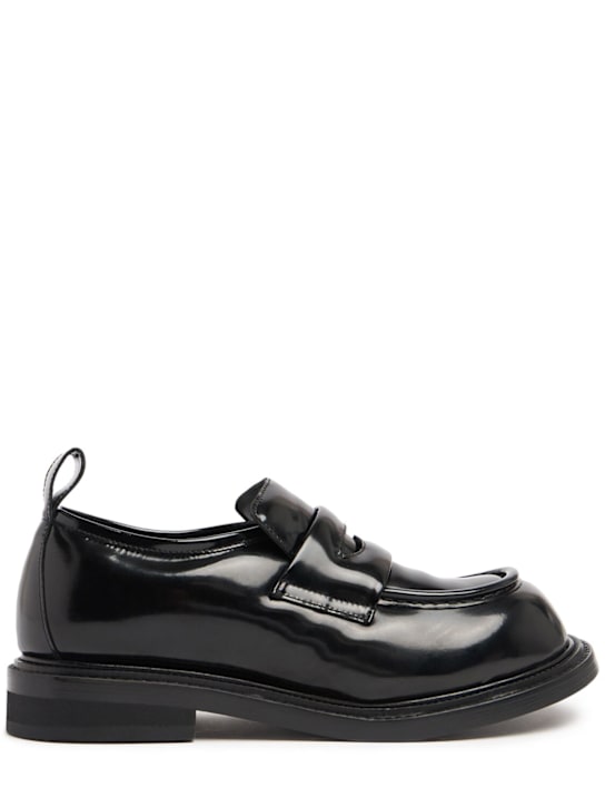 Moschino: 40mm Leather loafers - women_0 | Luisa Via Roma