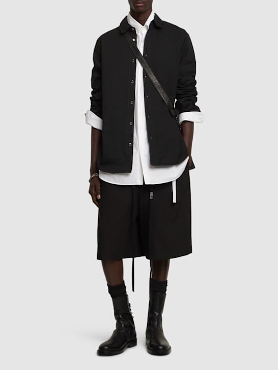 Ann Demeulemeester: Waldemar lounge Bermuda shorts - men_1 | Luisa Via Roma