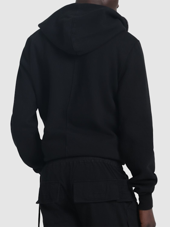 Rick Owens DRKSHDW: Creatch cotton drawstring cargo pants - men_2 | Luisa Via Roma
