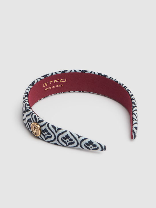 Etro: Fiorellini jacquard headband - women_1 | Luisa Via Roma