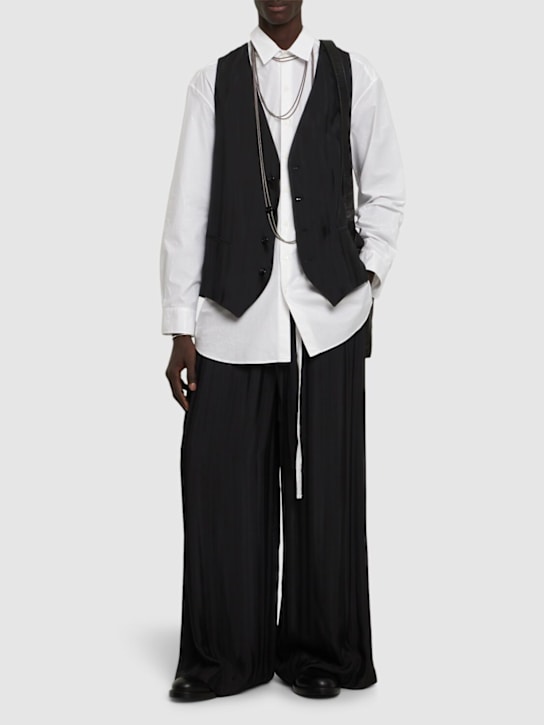 Ann Demeulemeester: Ibert striped pants - men_1 | Luisa Via Roma