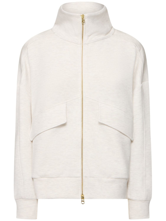 Varley: Garcia zip through sweat jacket - women_0 | Luisa Via Roma