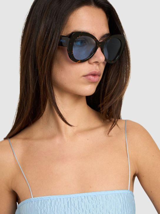 Pucci: Pucci Color Explosion acetate sunglasses - Dark Havana - women_1 | Luisa Via Roma