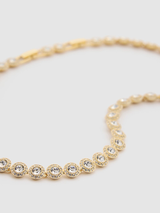 Swarovski: Una Angelic crystal collar necklace - Gold/Crystal - women_1 | Luisa Via Roma